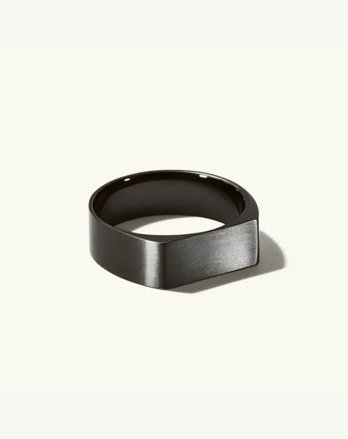 Slim Rectangular Signet Ring
