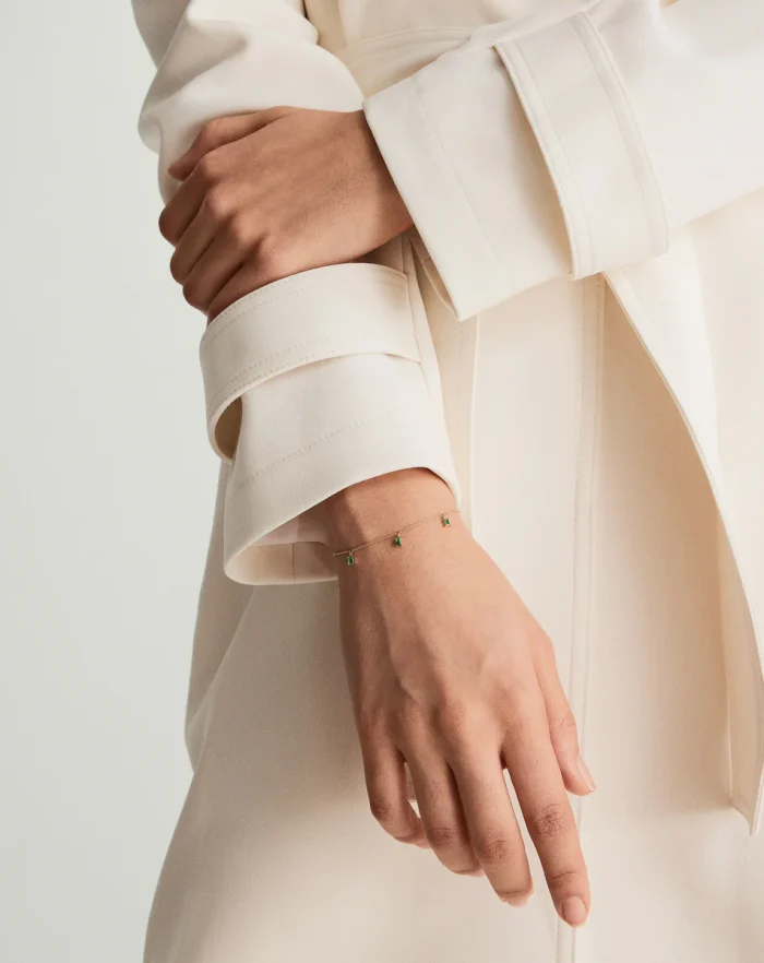 Baguette Gemstone Bracelet