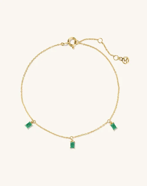 Baguette Gemstone Bracelet