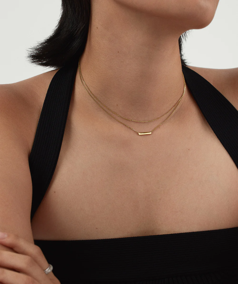 Layered Bar Necklace