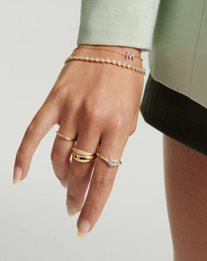 Diamonds Cluster Ring